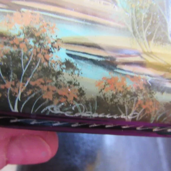 Hand Painted Poland Box Signed - Picture 3 of 5